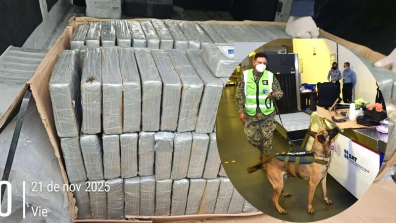 Federales desarticulan red de tráfico de cocaína en el AICM