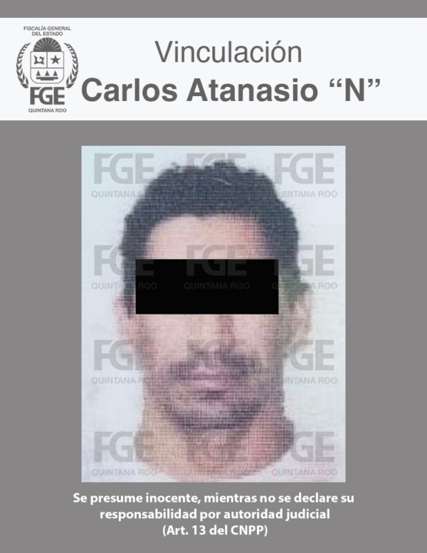 Dictan a sujeto prisión preventiva por abuso sexual infantil; Carlos Atanasio perpetró el delito entre el 10 y el 20 de abril en Playa del Carmen.