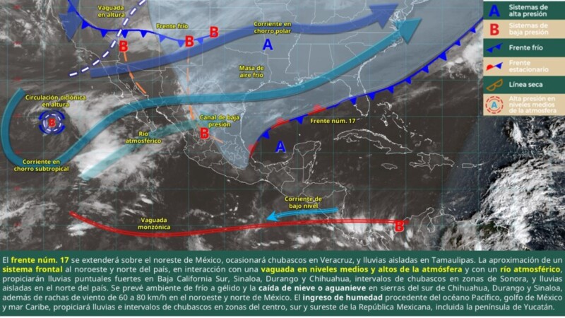 Pronóstico del clima en Quintana Roo para hoy miércoles 3 de diciembre 2025