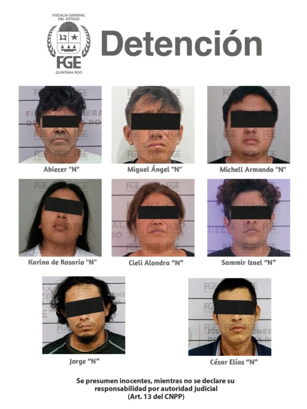 Aseguran narcóticos y detienen a cinco en cateos en Chetumal, Tulum y Cancún; tras llevarse a cabo las diligencias se procedió a asegurar los inmuebles.