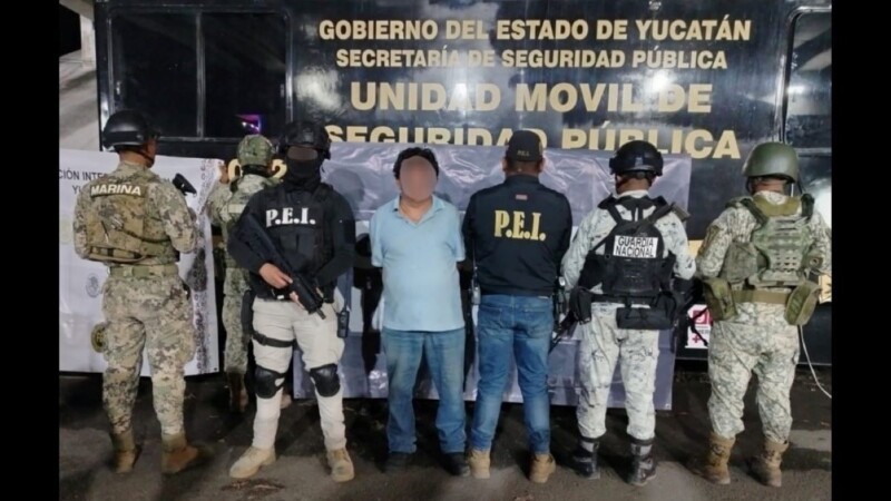 Detienen a taxista campechano por un homicidio en la Navidad del 2025