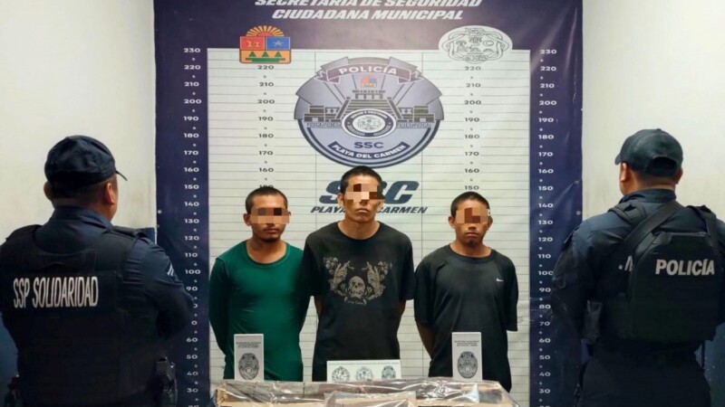 Detenidos por lesiones en la colonia Colosio de Playa del Carmen