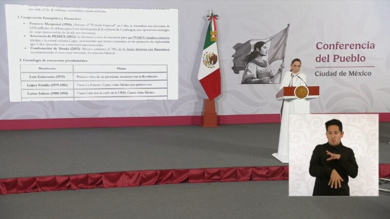 Apoyos a Cuba son históricos, incluso en era del PRIAN: CSP