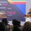 Celebra Sheinbaum premios TAL 2025 a Canal 14 y TV Migrante
