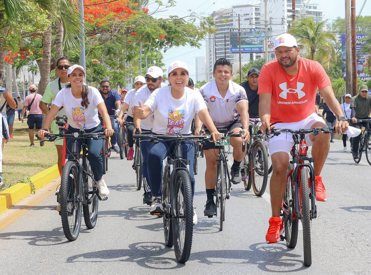 Destaca Ana Paty Peralta logros de estrategias en materia de cultura vial este 2025; más de cinco mil asistentes en 10 jornadas de “Paseo Cancunense” y más de 700 en “Rodando Cancún durante el año.