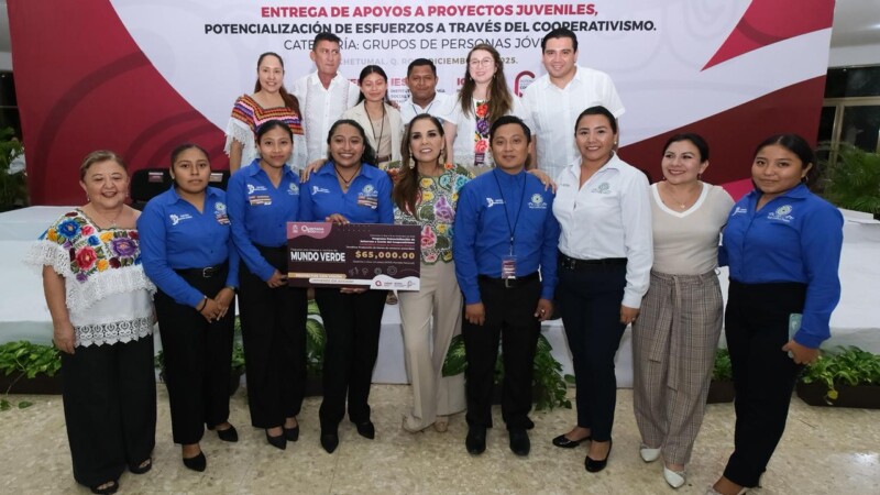 Fortalece Mara Lezama proyectos de la juventud quintanarroense con el programa ‘Potencialización de Esfuerzos a través del Cooperativismo’
