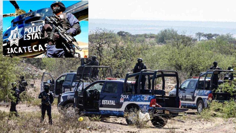Abaten a siete presuntos sicarios durante enfrentamiento en Zacatecas