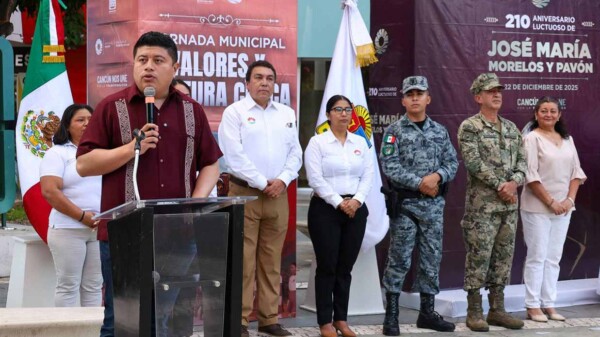 Conmemora Ayuntamiento de Benito Juárez 210 aniversario luctuoso de José María Morelos y Pavón