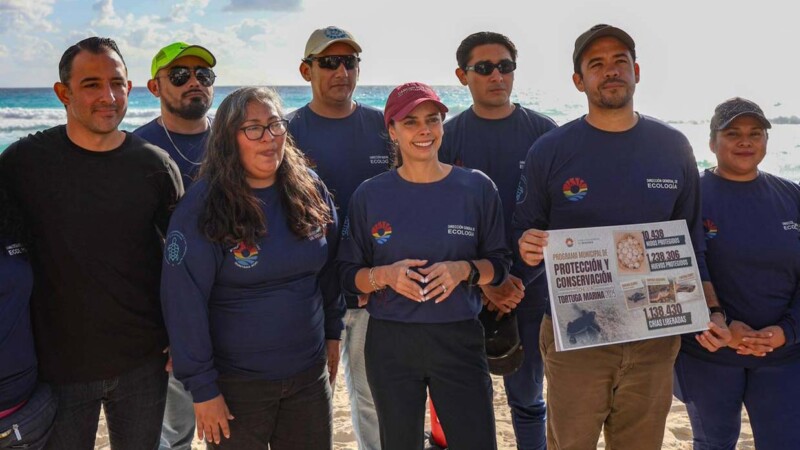 Campamento tortuguero de Cancún, líder en liberación de crías en QRoo: Ana Paty Peralta