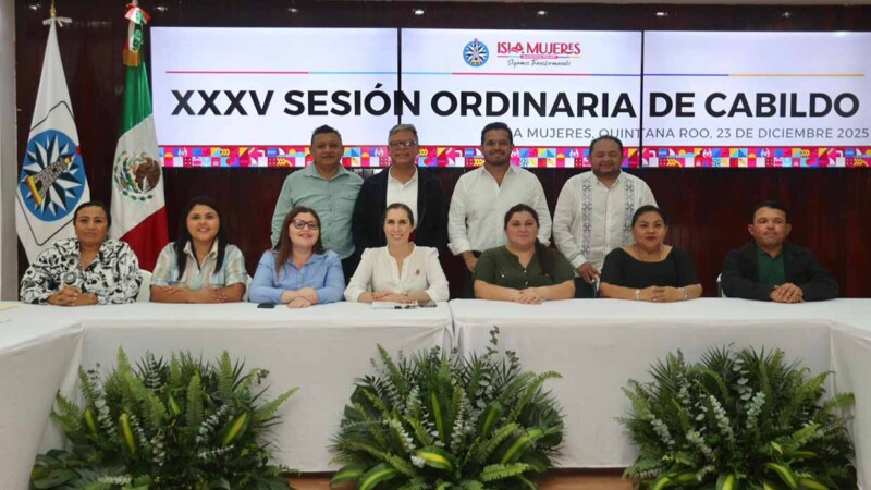 Cabildo de Isla Mujeres aprueba por unanimidad Presupuesto de Egresos 2026 con enfoque en justicia social