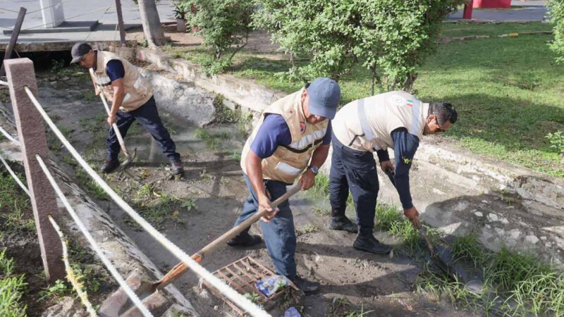 Gobierno de Isla Mujeres refuerza los trabajos preventivos ante el Frente Frío 19