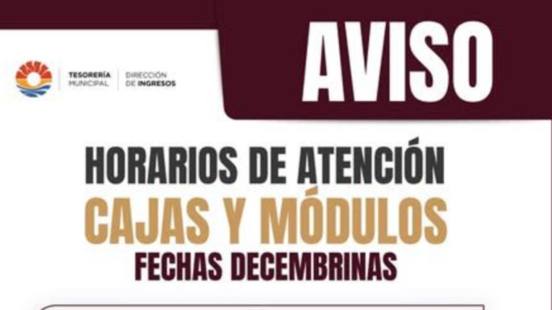 Invita Ayuntamiento de Benito Juárez al uso de cajeros disponibles para pago de impuestos