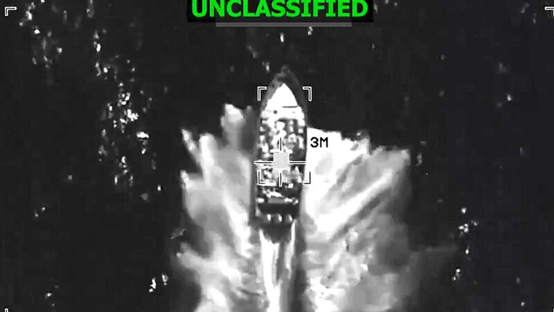 Estados Unidos suma una "narcolancha" destruida mas en el Caribe, ya van 22