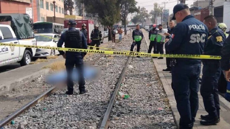 Fallece hombre tras incidente ferroviario en la Ciudad de México