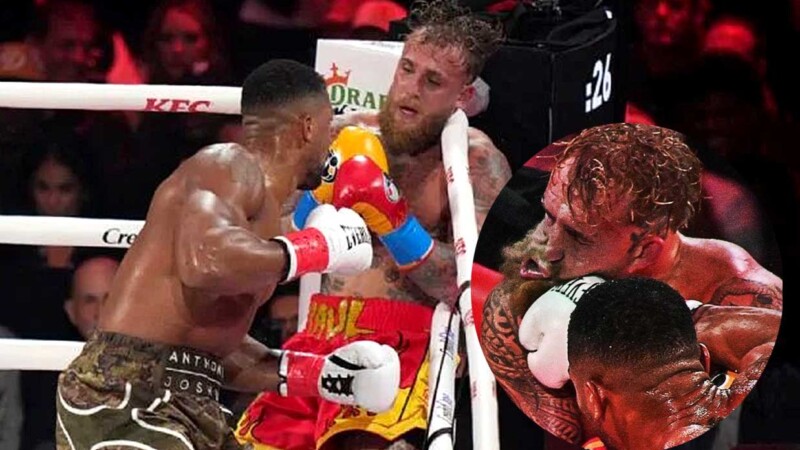 Anthony Joshua propina paliza al youtuber Jake Paul y le fractura la mandíbula 