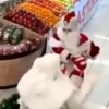 Papás Noel se reparten golpes y no regalos en inesperado encontronazo