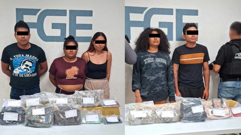 Vinculan a proceso a cinco presuntos integrantes de una célula criminal en Quintana Roo