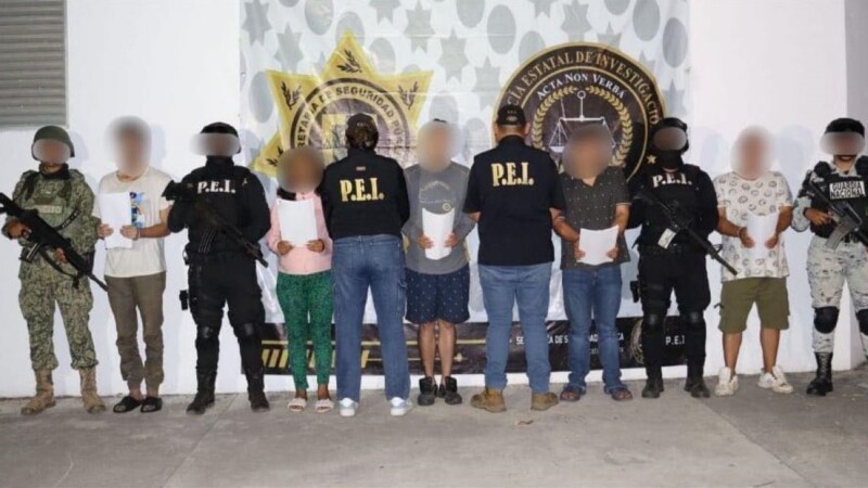 Yucatán: Cinco detenidos por triple homicidio y tentativa en Dzilam González