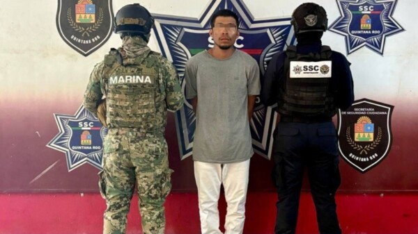 Detienen en Cancún a sujeto buscado por homicidio y lesiones calificadas