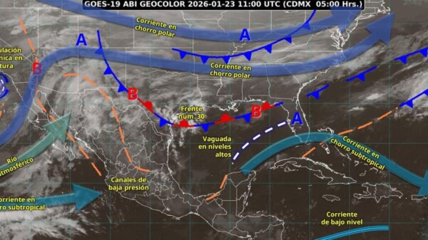 Pronóstico del clima en Quintana Roo para hoy viernes 23 de enero 2026