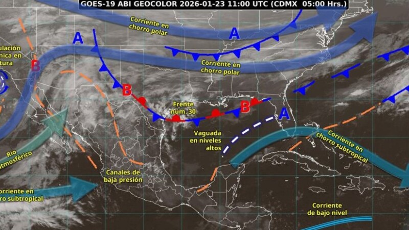 Pronóstico del clima en Quintana Roo para hoy viernes 23 de enero 2026
