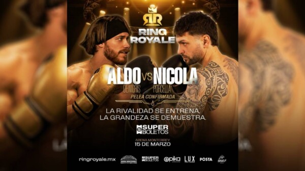Aldo Tamez de Nigris y Nicola Porcella se enfrentarán en la pelea estelar de Ring Royale