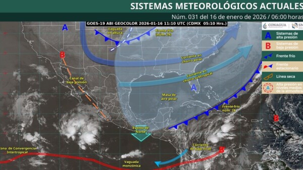 Pronóstico del clima para hoy viernes 16 de enero 2026 en Quintana Roo