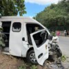 Choque entre camioneta y combi deja seis lesionados en la SM 247 de Cancún