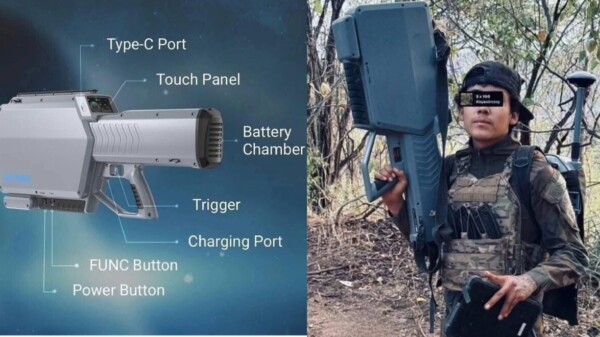 Recuperan equipo antidrón de nivel militar tras enfrentamiento