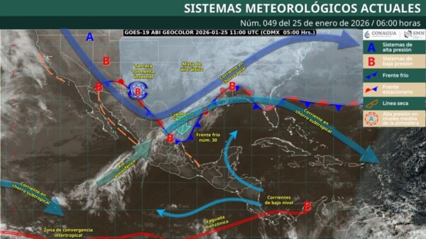 Pronóstico del clima en Quintana Roo para hoy domingo 25 de enero 2026