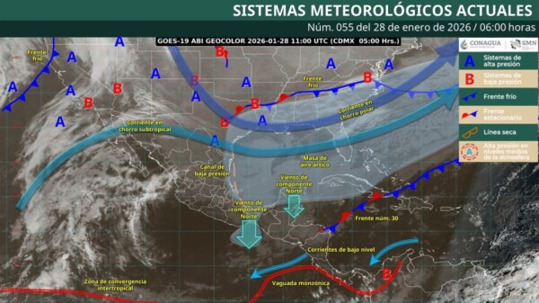 Pronóstico del clima en Quintana Roo para hoy miércoles 28 de enero 2026