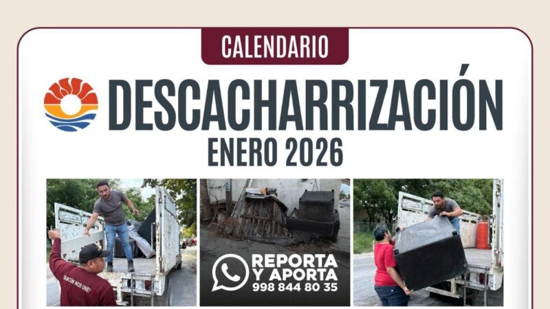 Retoma Ayuntamiento este 2026 programa permanente de descacharrización