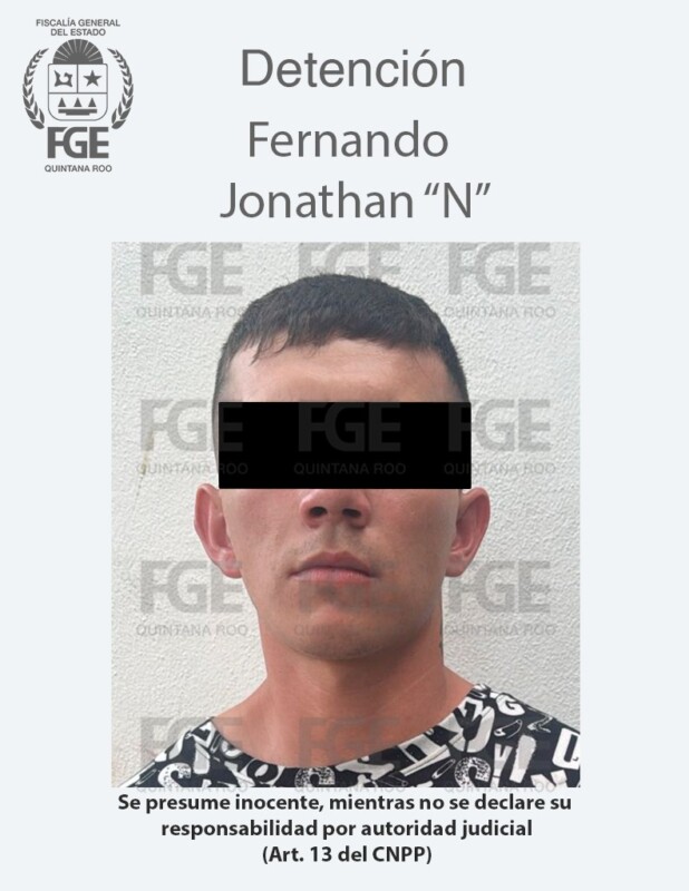 Capturan a dos sujetos por narcomenudeo; estarían implicados en un homicidio y lesiones en Tulum; Fernando Jonathan “N” y Adán Osvaldo “N” pertenecen a grupo criminal.