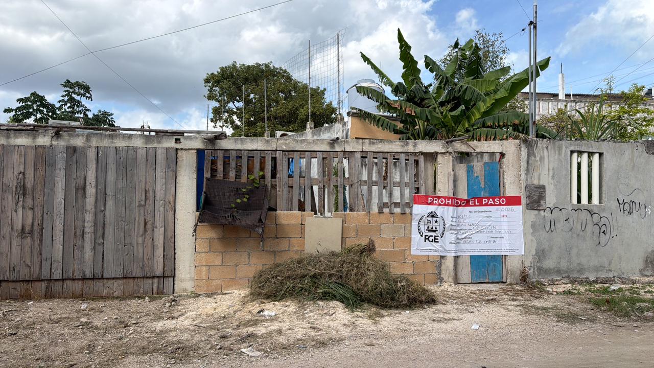 Al domicilio en cuestión le colocaron los sellos de aseguramiento y los indicios hallados serán integrados a la respectiva carpeta de investigación.