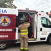 Rescatan a una persona de incendio en un departamento de la Supermanzana 93 de Cancún