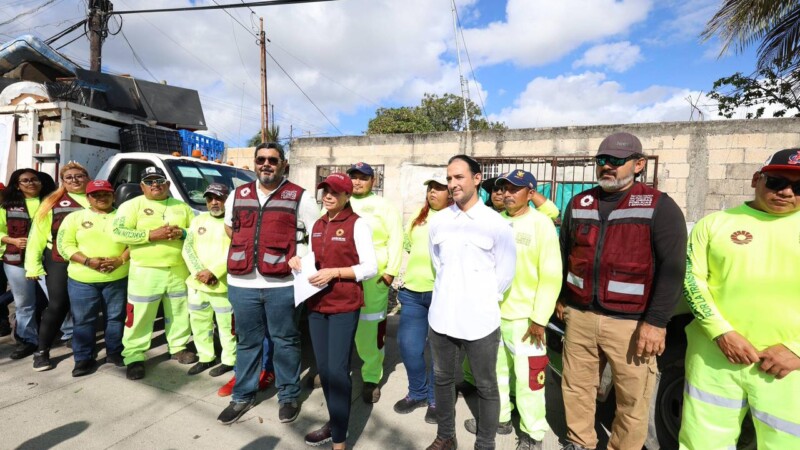 Supervisa Ana Paty Peralta jornadas de descacharrización itinerantes en Cancún