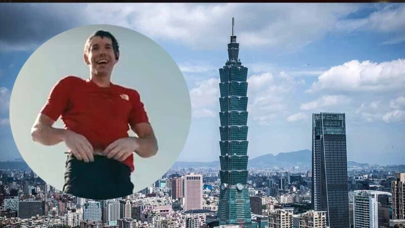 Alex Honnold llegó a la cima del Taipei 101 en 91 minutos