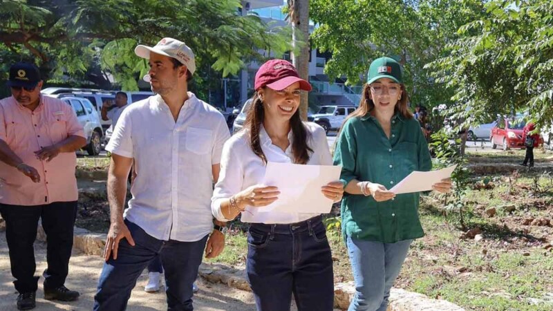 Presenta Ana Paty Peralta proyecto de restauración del Jardín Medicinal Maya