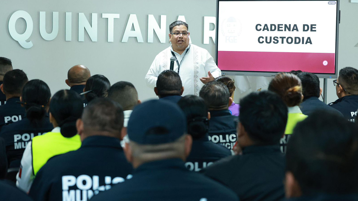 Gobierno de Isla Mujeres fortalece la profesionalización policial con capacitación especializada para primeros respondientes