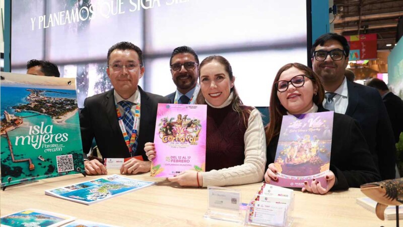 Isla Mujeres se mantiene entre los destinos favoritos del Caribe Mexicano en FITUR 2026