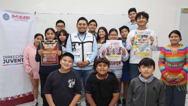 Gobierno de Isla Mujeres ofrece talleres gratuitos para las juventudes isleñas