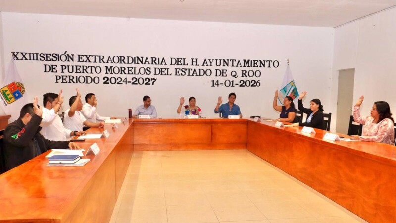Aprueba el cabildo de Puerto Morelos la creación del Consejo General de Construcción de Paz y Justicia Cívica