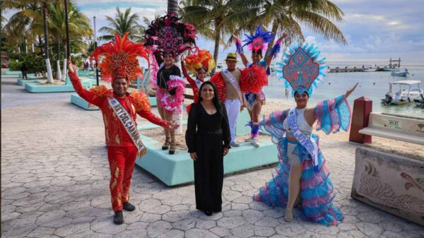 Invita Blanca Merari Tziu Muñoz a disfrutar del Carnaval "Al Son de la Historia y la Tradición 2026" en Puerto Morelos