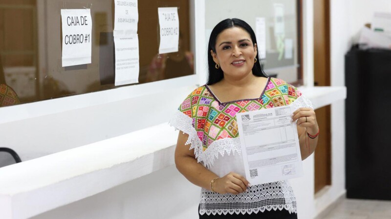 Agradece Blanca merari el respaldo de los contribuyentes que ya pagaron el predial 2026