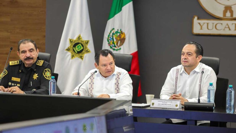 Gobernador Joaquín Díaz Mena llama a redoblar esfuerzos de seguridad en Yucatán