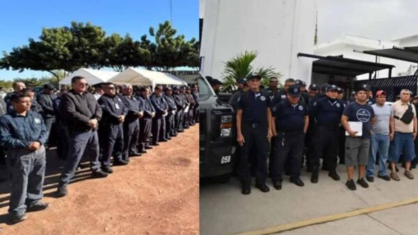 Se rebelan policías en municipios de Tabasco y Sonora y se van a paro