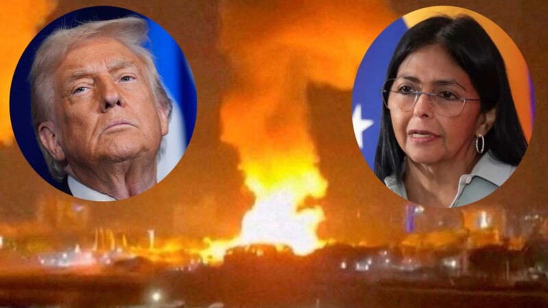 Condiciona Trump nuevos ataques a Venezuela con sometimiento de Vicepresidenta