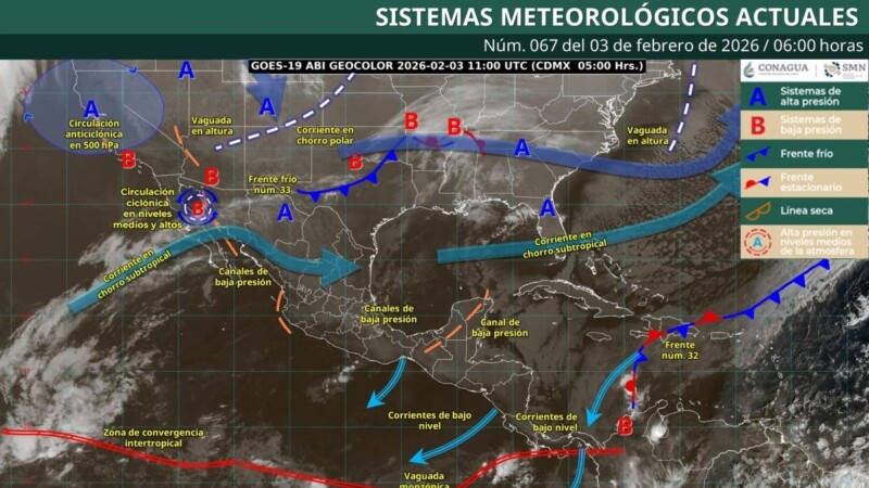 Pronóstico del clima en Quintana Roo para hoy martes 3 de febrero 2026