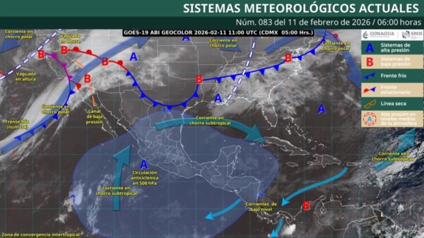 Pronóstico del clima en Quintana Roo para hoy miércoles 11 de febrero 2026