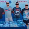 Detienen en Cancún a cuatro sujetos con droga y más de 75 mil dólares en efectivo